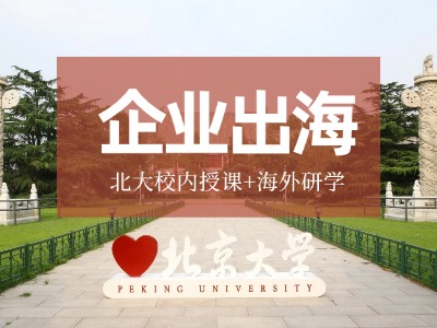 北京大學(xué)企業(yè)經(jīng)營與出海能力提升研修班